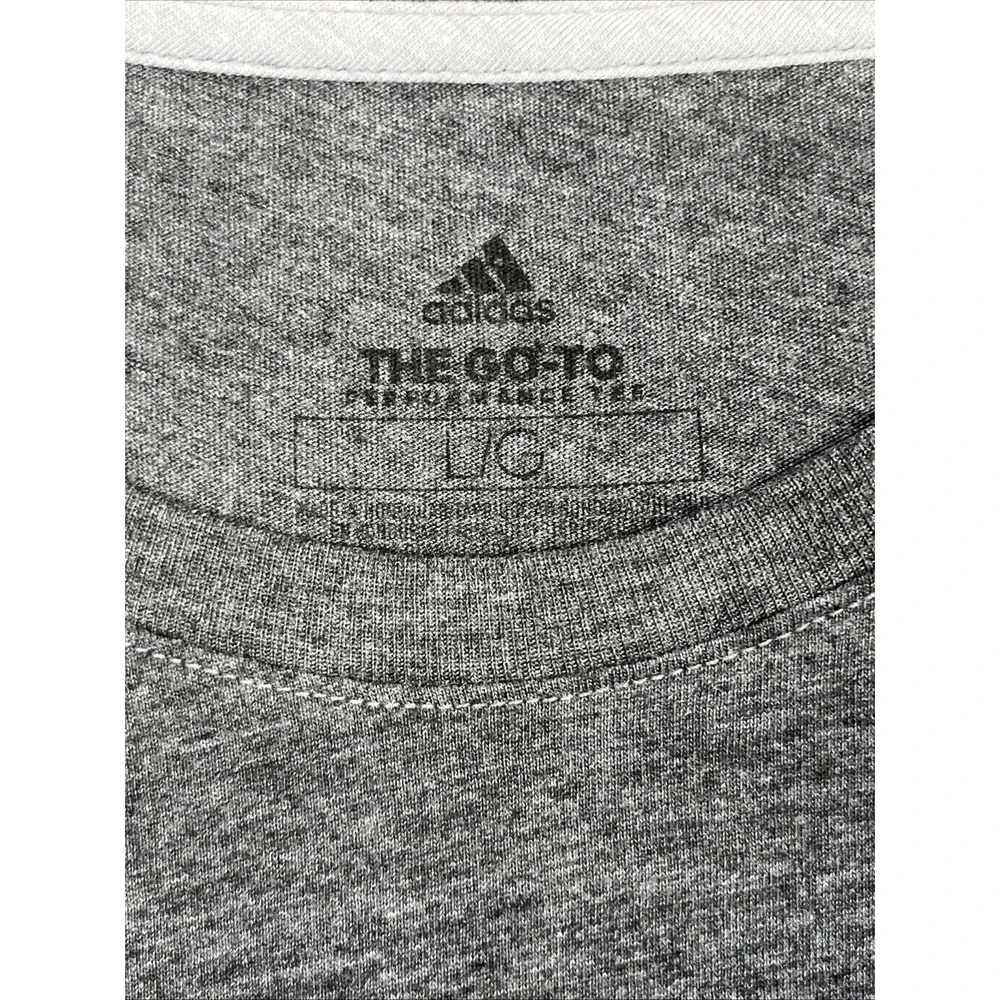Adidas The Go-to Tee Large Gray Mississippi‎ State Bulldogs Shirt